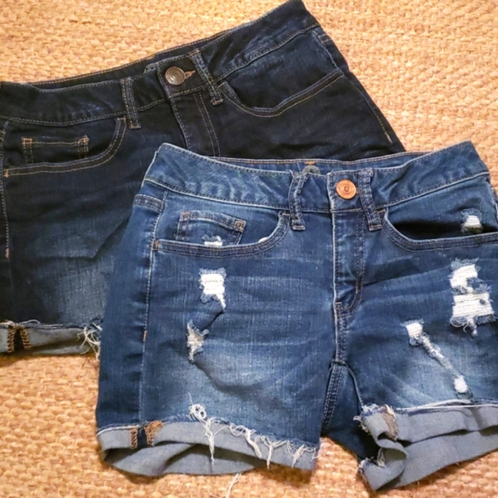 Jean Short Shorties - 2 Pair